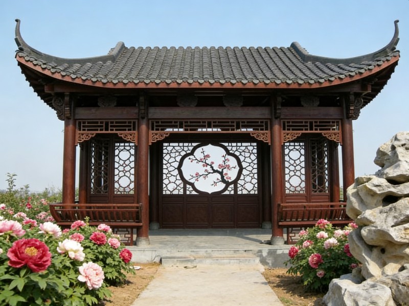 山西防腐木方亭